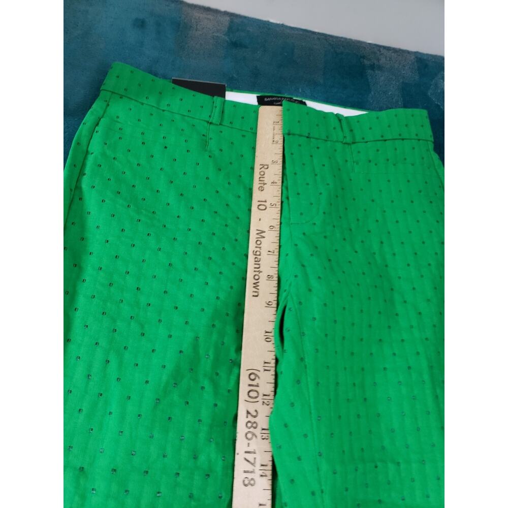 Banana Republic Pants Size 2 Womens Green Mid Rise Ladies Sloan Curvy NWT - Picture 7 of 13